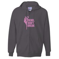 Unisex Ultimate Cotton® Full-Zip Hooded Sweatshirt Thumbnail