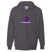 Unisex Ultimate Cotton® Full-Zip Hooded Sweatshirt Thumbnail