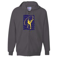 Unisex Ultimate Cotton® Full-Zip Hooded Sweatshirt Thumbnail