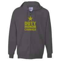 Unisex Ultimate Cotton® Full-Zip Hooded Sweatshirt Thumbnail