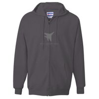 Unisex Ultimate Cotton® Full-Zip Hooded Sweatshirt Thumbnail