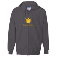 Unisex Ultimate Cotton® Full-Zip Hooded Sweatshirt Thumbnail