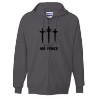 Unisex Ultimate Cotton® Full-Zip Hooded Sweatshirt Thumbnail