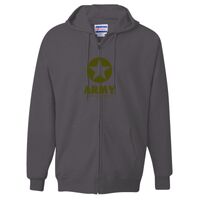 Unisex Ultimate Cotton® Full-Zip Hooded Sweatshirt Thumbnail