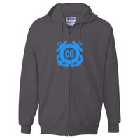 Unisex Ultimate Cotton® Full-Zip Hooded Sweatshirt Thumbnail