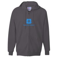 Unisex Ultimate Cotton® Full-Zip Hooded Sweatshirt Thumbnail