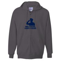 Unisex Ultimate Cotton® Full-Zip Hooded Sweatshirt Thumbnail