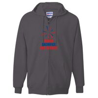 Unisex Ultimate Cotton® Full-Zip Hooded Sweatshirt Thumbnail