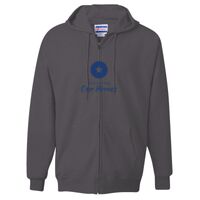 Unisex Ultimate Cotton® Full-Zip Hooded Sweatshirt Thumbnail