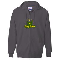 Unisex Ultimate Cotton® Full-Zip Hooded Sweatshirt Thumbnail