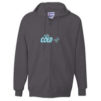 Unisex Ultimate Cotton® Full-Zip Hooded Sweatshirt Thumbnail