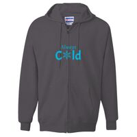 Unisex Ultimate Cotton® Full-Zip Hooded Sweatshirt Thumbnail