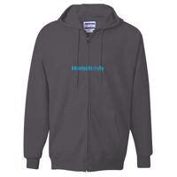 Unisex Ultimate Cotton® Full-Zip Hooded Sweatshirt Thumbnail