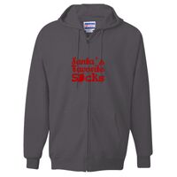 Unisex Ultimate Cotton® Full-Zip Hooded Sweatshirt Thumbnail