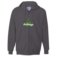 Unisex Ultimate Cotton® Full-Zip Hooded Sweatshirt Thumbnail